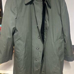 London Fog Men's Dark Gray Trench Coat